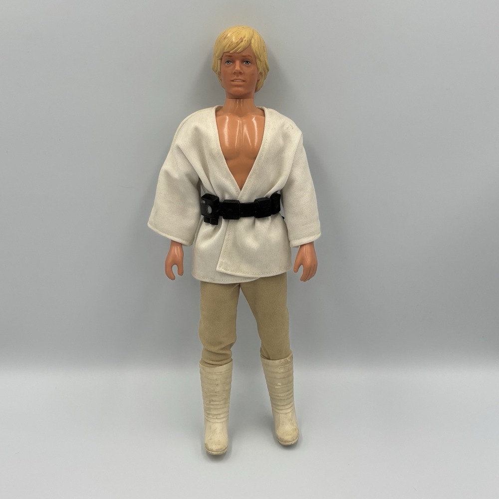 Original Vintage Star Wars 12" Luke Skywalker 1978‎ Kenner With Shoes & Belt